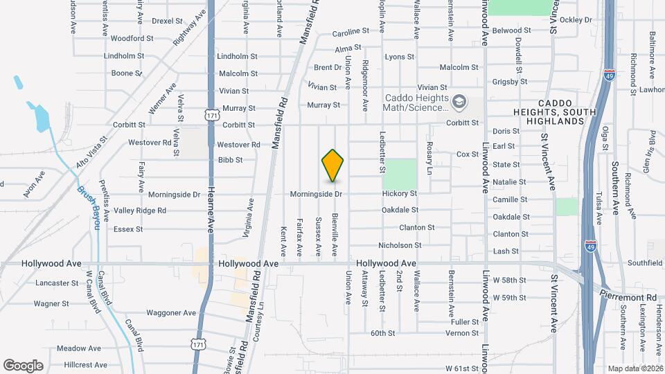 5350 Bienville Ave Map and Location Details