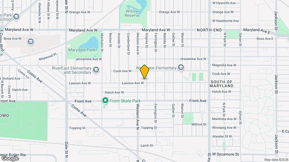 1019 Virginia St, Unit 1021 Virginia St. Map and Location Details