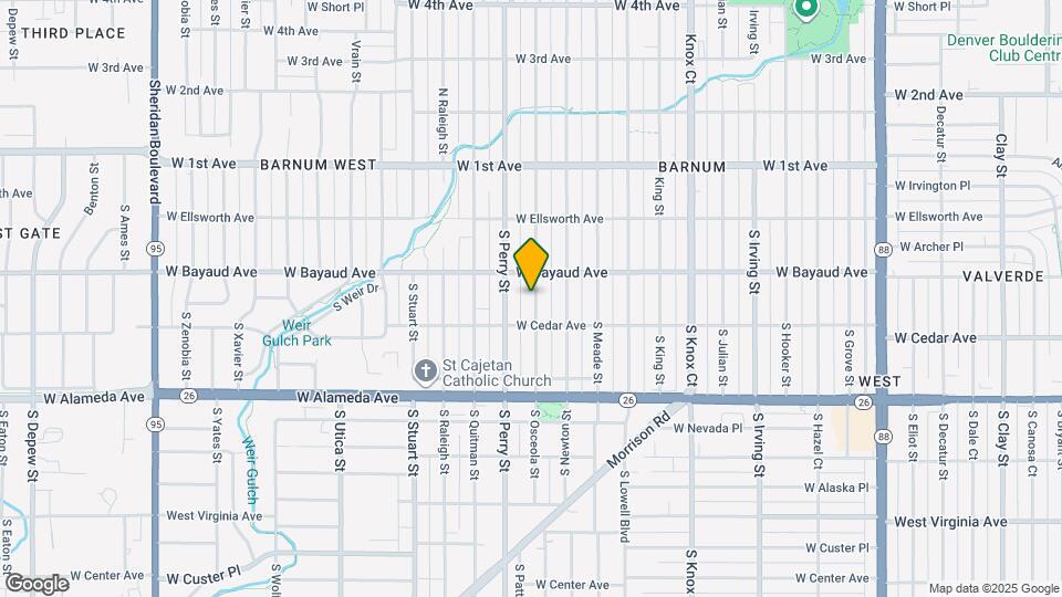 135 S Osceola St Map and Location Details