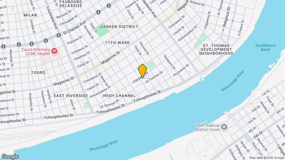 619-626 Washington Ave Map and Location Details