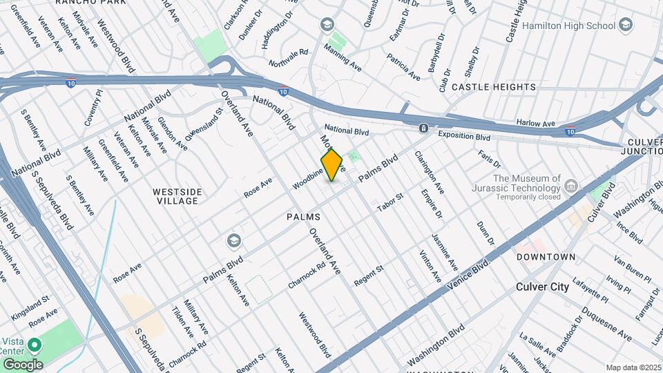 3464 Mentone Ave, Unit 108 Map and Location Details
