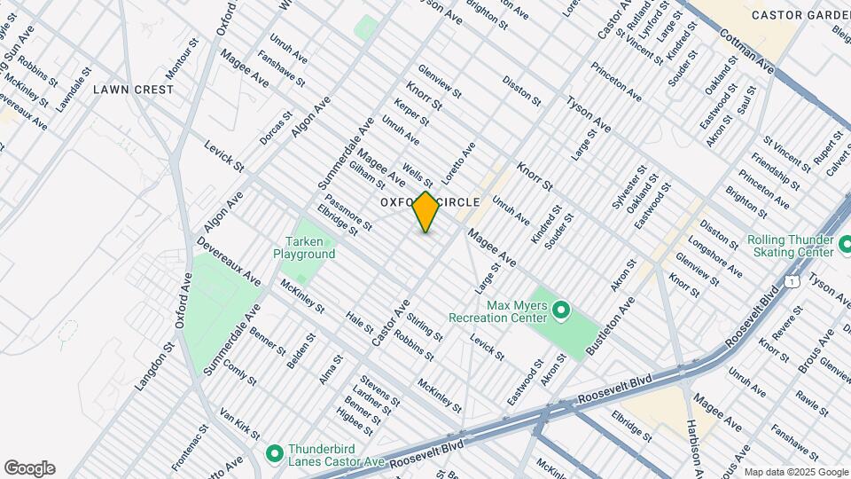 1418 Greeby St Map and Location Details