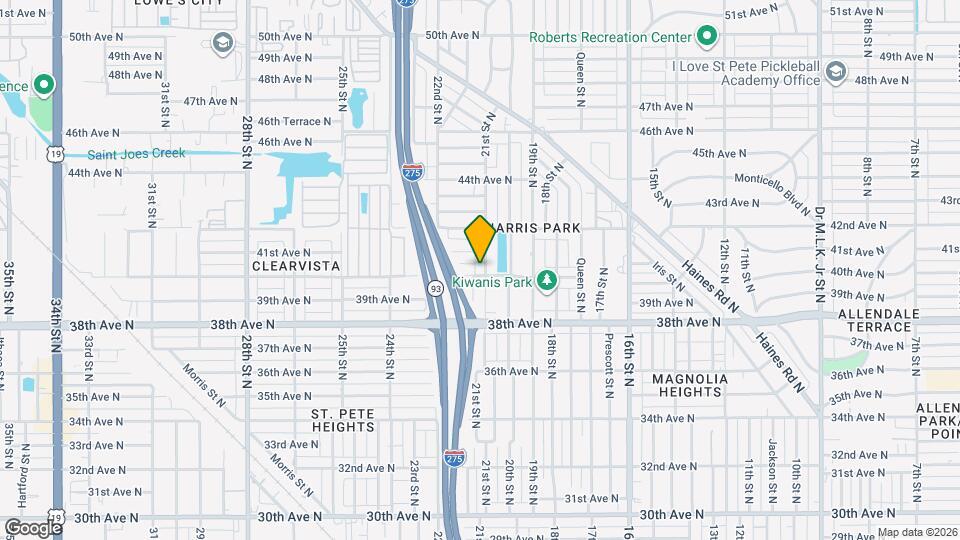 4012 21st St N Map and Location Details