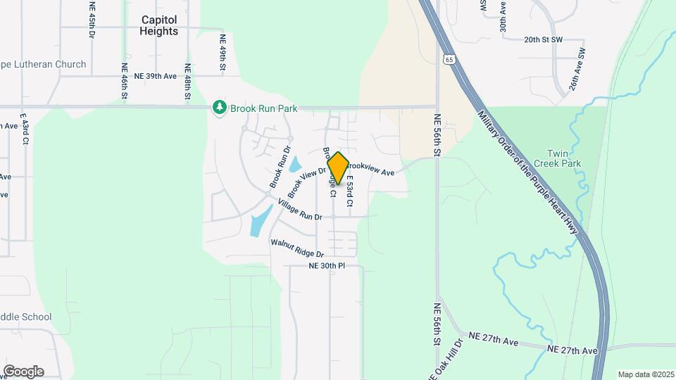 3409 Brook Ridge Ct Map and Location Details