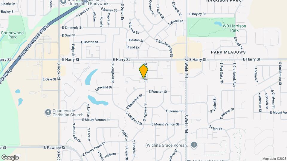 1717 S Cypress St Map and Location Details