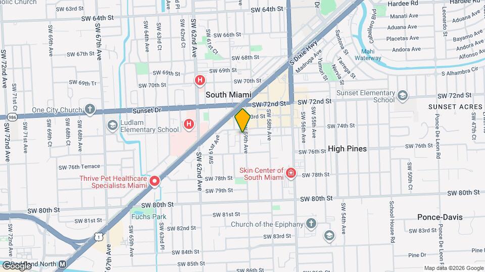 7420 SW 59th Ave Map and Location Details