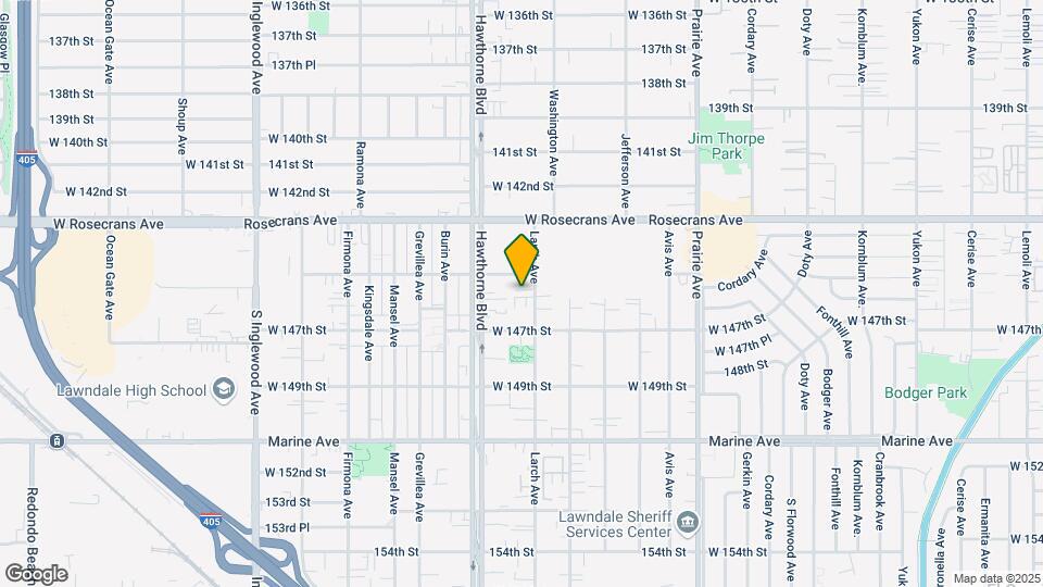 Larch Street Mapa y Detalles de la Ubicación