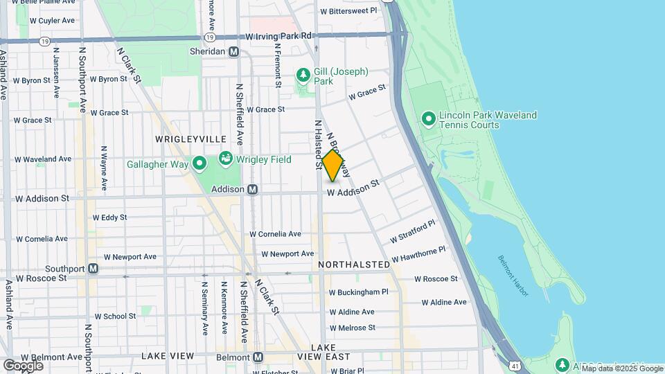 736 W Addison St, Unit S1 Mapa y Detalles de la Ubicación