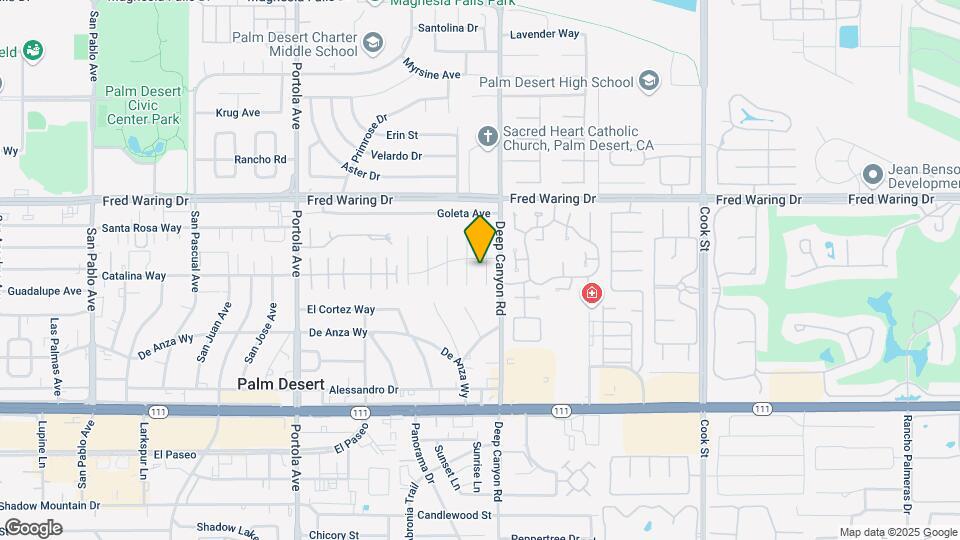 44401 Kings Canyon Ln Map and Location Details