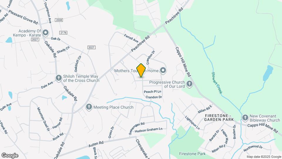 1525 Crandon Dr Map and Location Details