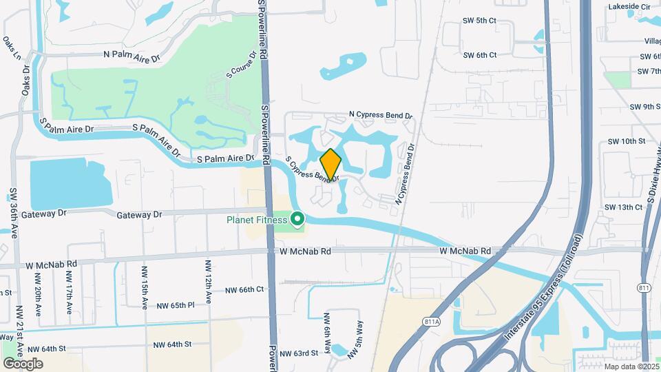 2300 S Cypress Bend Dr Map and Location Details