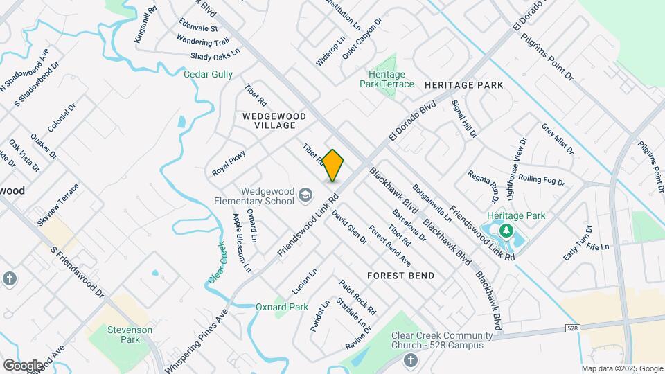 16511 Forest Bend Ave Map and Location Details