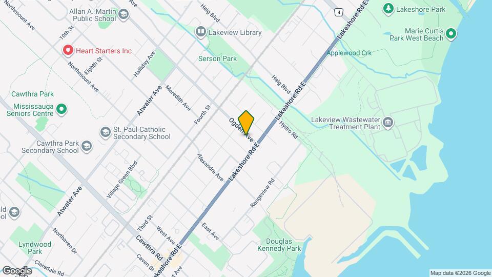 1024 Ogden Ave Map and Location Details