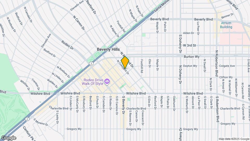 9663 Santa Monica Blvd Mapa y Detalles de la Ubicación