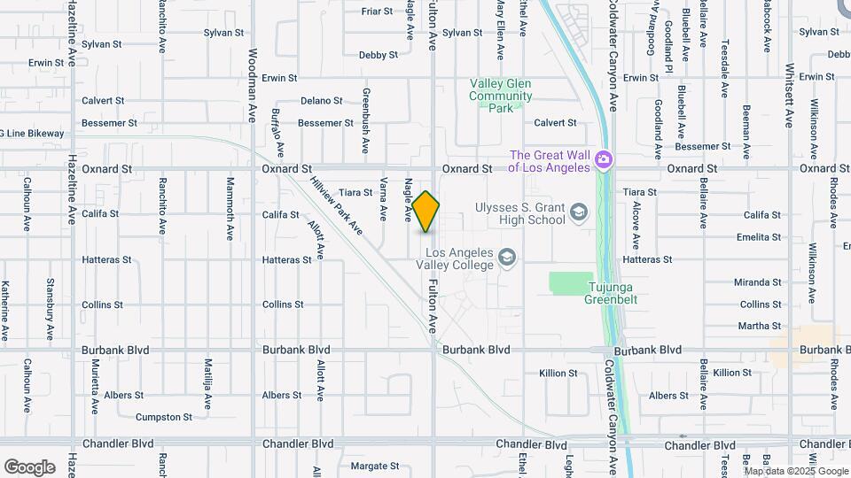 5825 Fulton Ave Map and Location Details