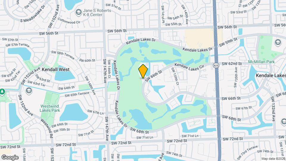 14389 SW Kendale Lakes Cir Map and Location Details