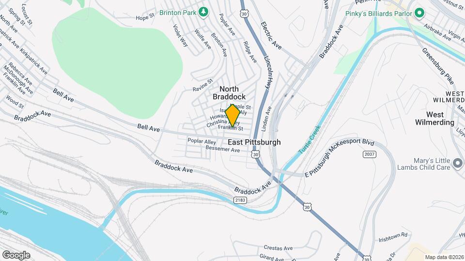 514 Franklin St Map and Location Details