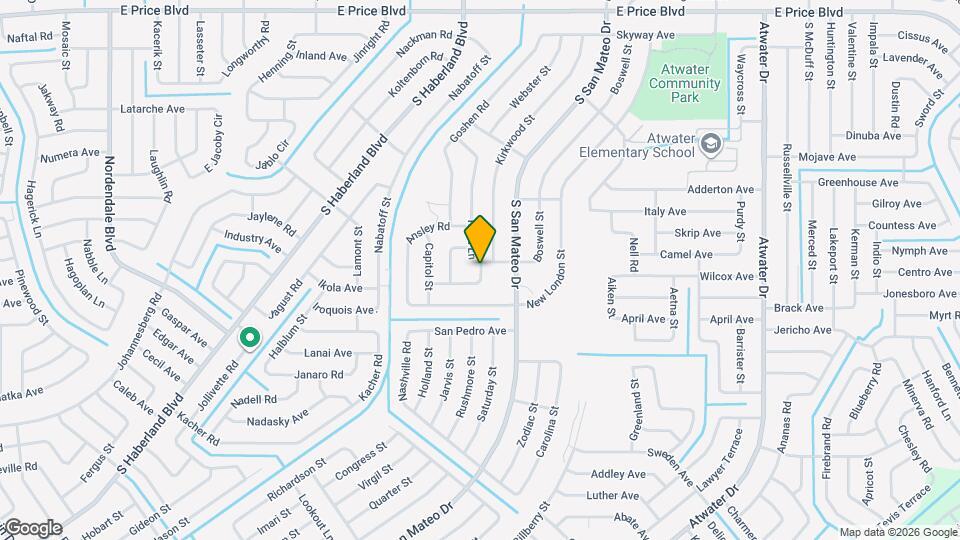 3790 Fresno Rd Mapa y Detalles de la Ubicación