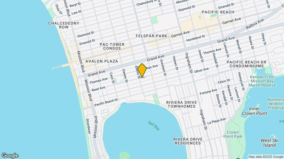 1215-1215 Reed Ave Map and Location Details