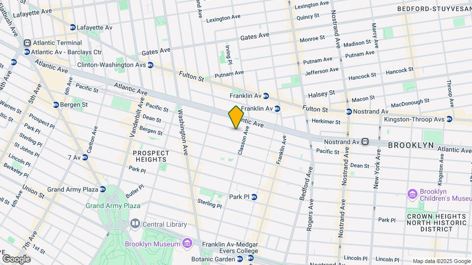 1020 Pacific St Mapa y Detalles de la Ubicación