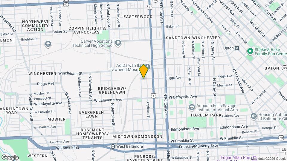 1917 Riggs Ave Map and Location Details