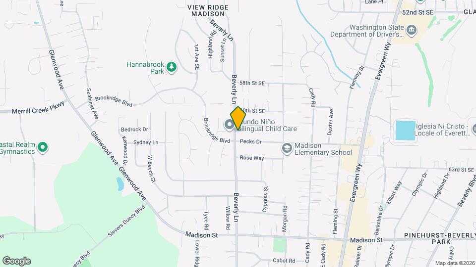 6113 Beverly Ln Map and Location Details
