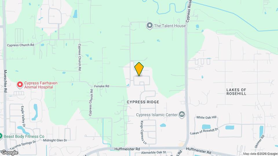 18211 Temple Hill Ln Map and Location Details