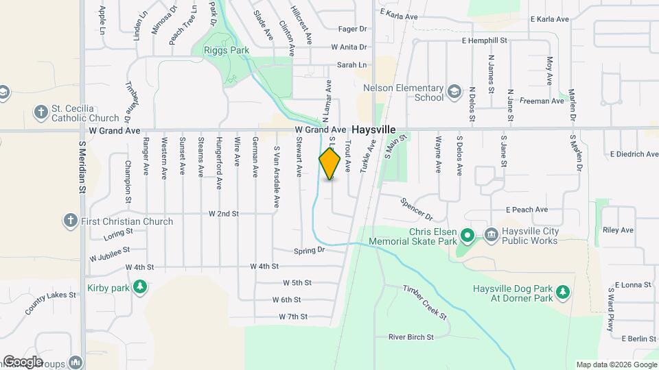 233 S Lamar Ave Map and Location Details