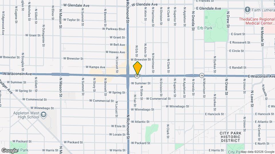 613 W Wisconsin Ave Mapa y Detalles de la Ubicación