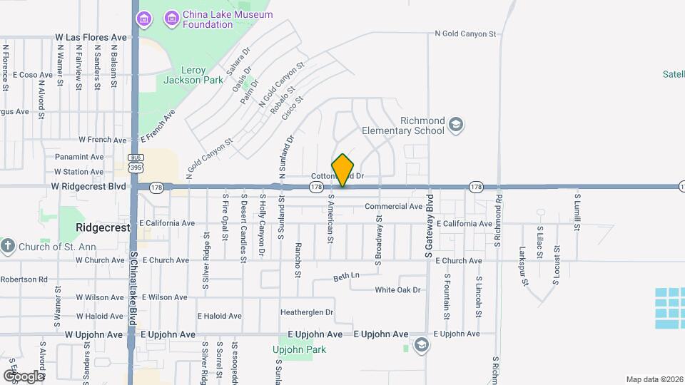 629 E Ridgecrest Blvd, Unit I Mapa y Detalles de la Ubicación