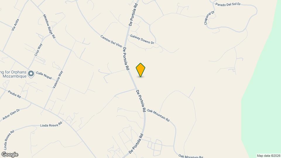 37850 De Portola Rd Mapa y Detalles de la Ubicación