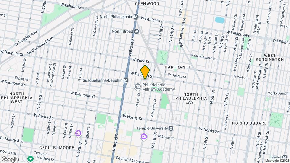 2238 N Camac St Map and Location Details