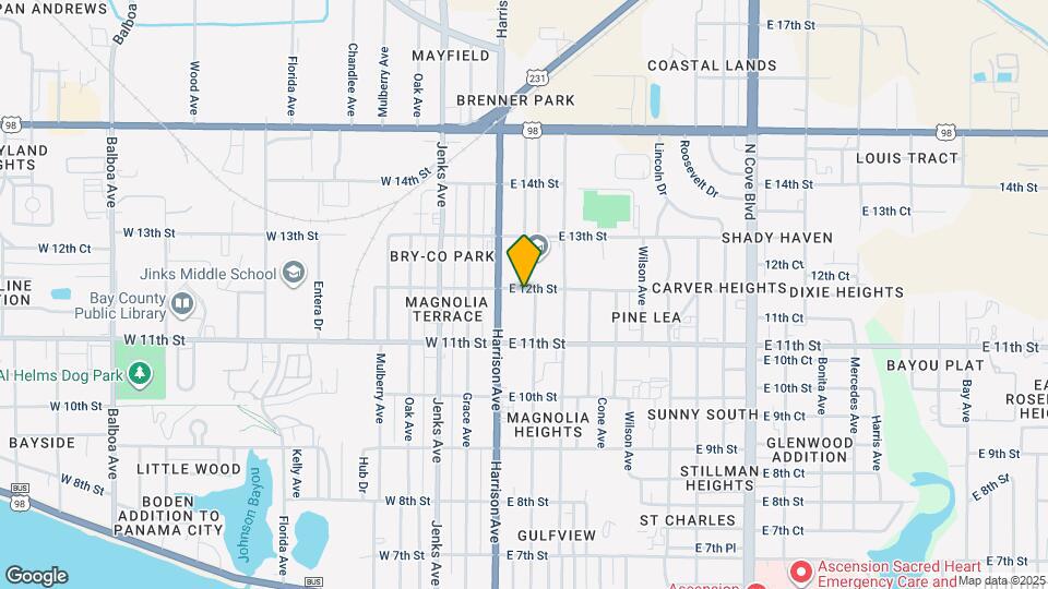 1135 Magnolia Ave Map and Location Details