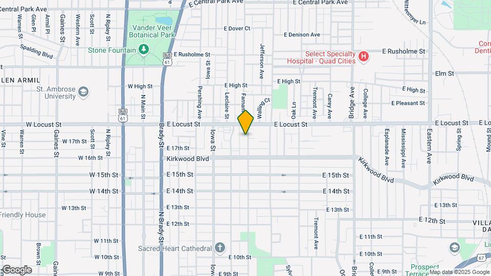 1724 Farnam St Mapa y Detalles de la Ubicación