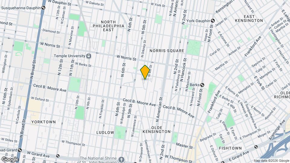1835 N Leithgow St Mapa y Detalles de la Ubicación