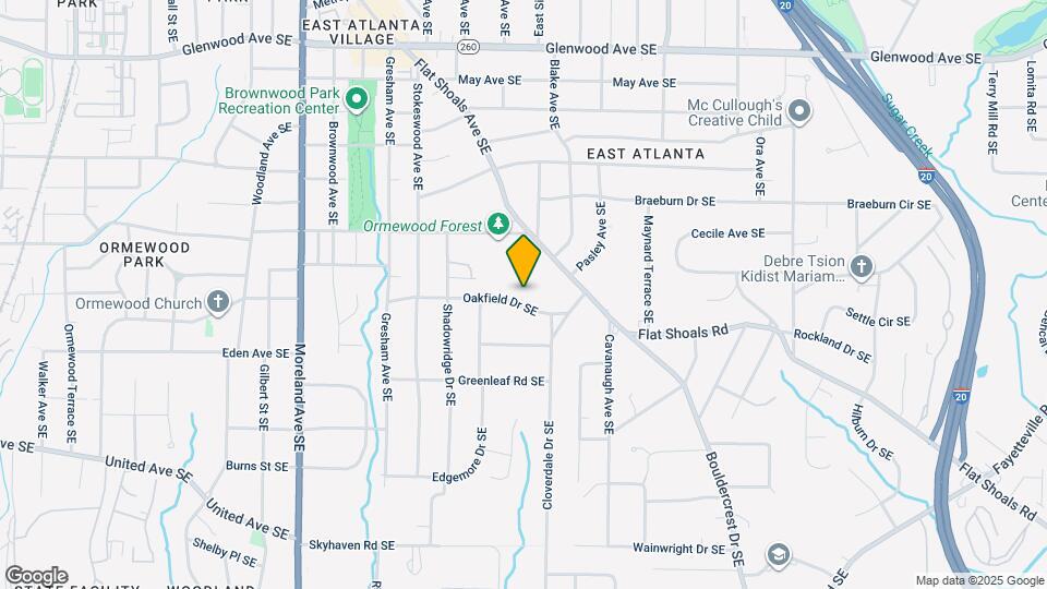 1210 Oakfield Dr SE Map and Location Details