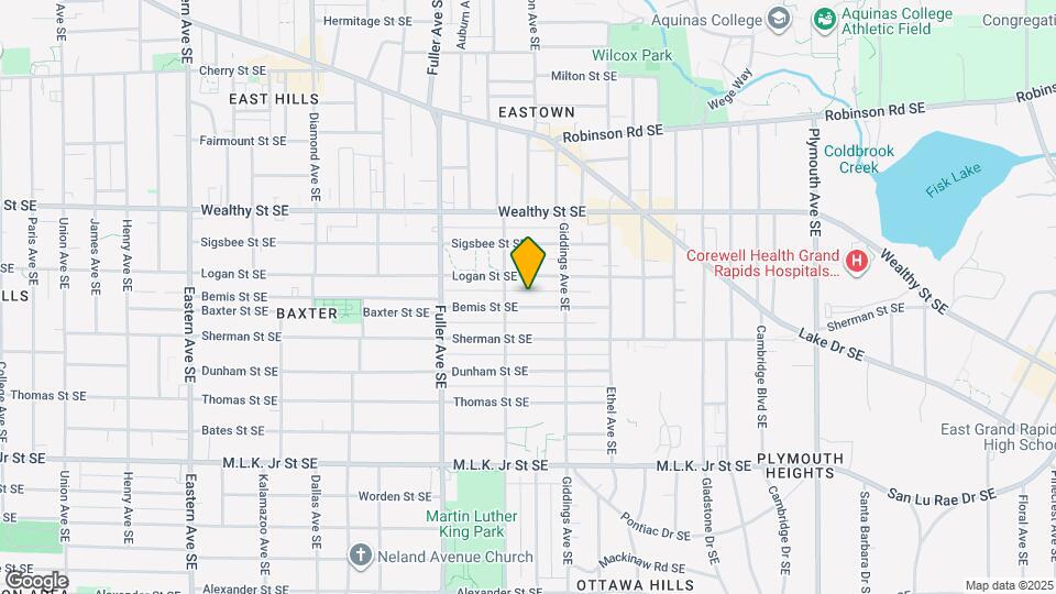 1321 Bemis St SE Map and Location Details