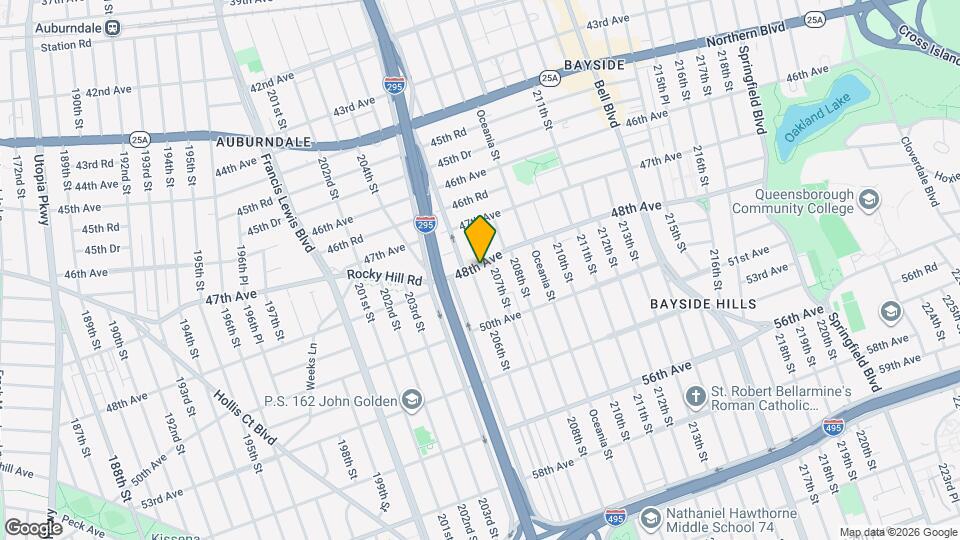 48-03 206th St Map and Location Details