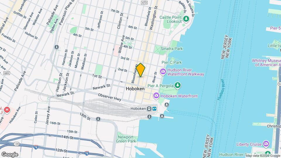 123 Washington St Map and Location Details