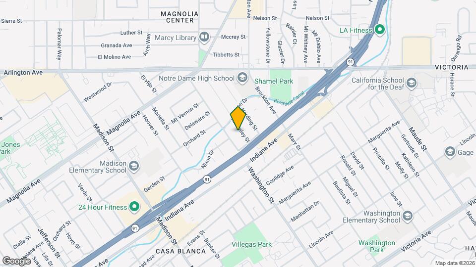 3524 McKinley St Map and Location Details