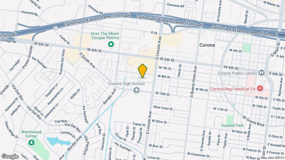 1141 9th St Map and Location Details