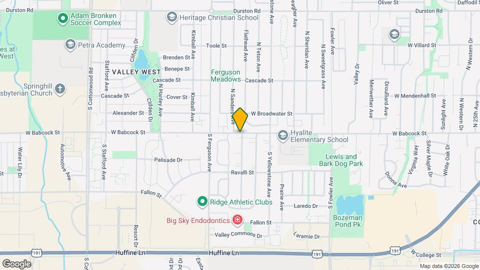 111 N Pondera Ave Map and Location Details