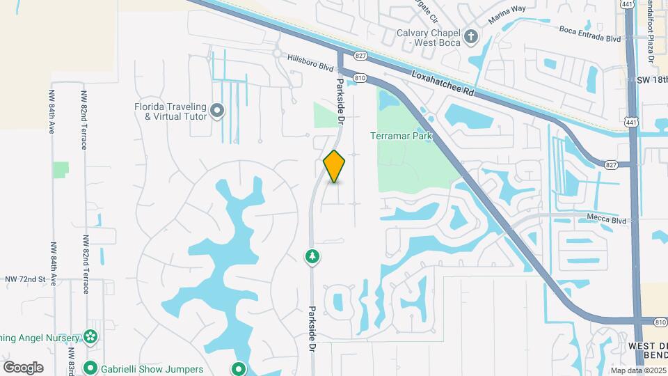 7607 NW 70th Way Map and Location Details