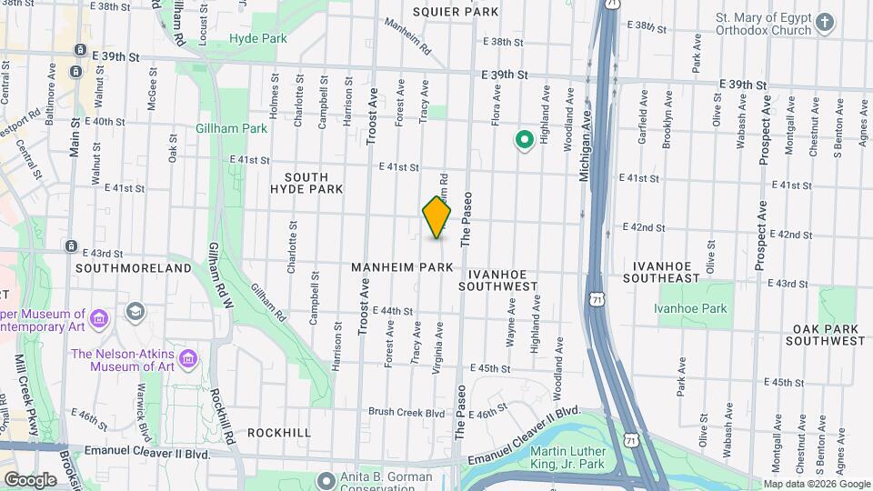4228 Virginia Ave Mapa y Detalles de la Ubicación