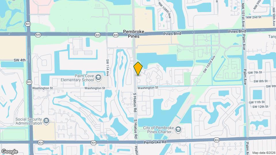 711 SW 111th Way, Unit 1 Bedroom Condo for Rent Map and Location Details