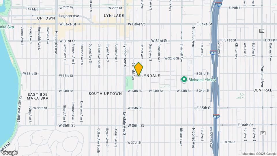 507 W 33rd St Map and Location Details