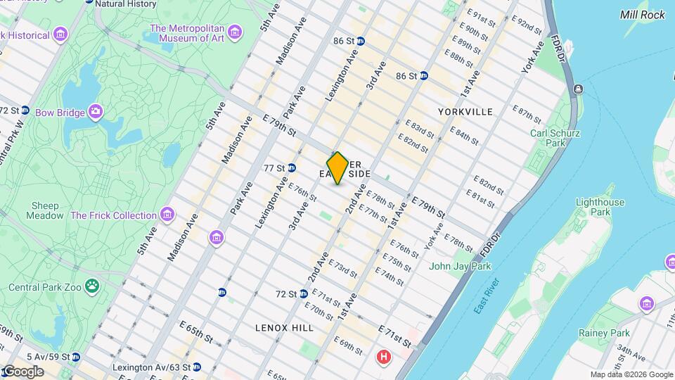 233 East 77th Street Map and Location Details