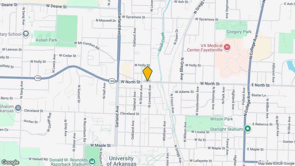 1087 N Leverett Ave Map and Location Details