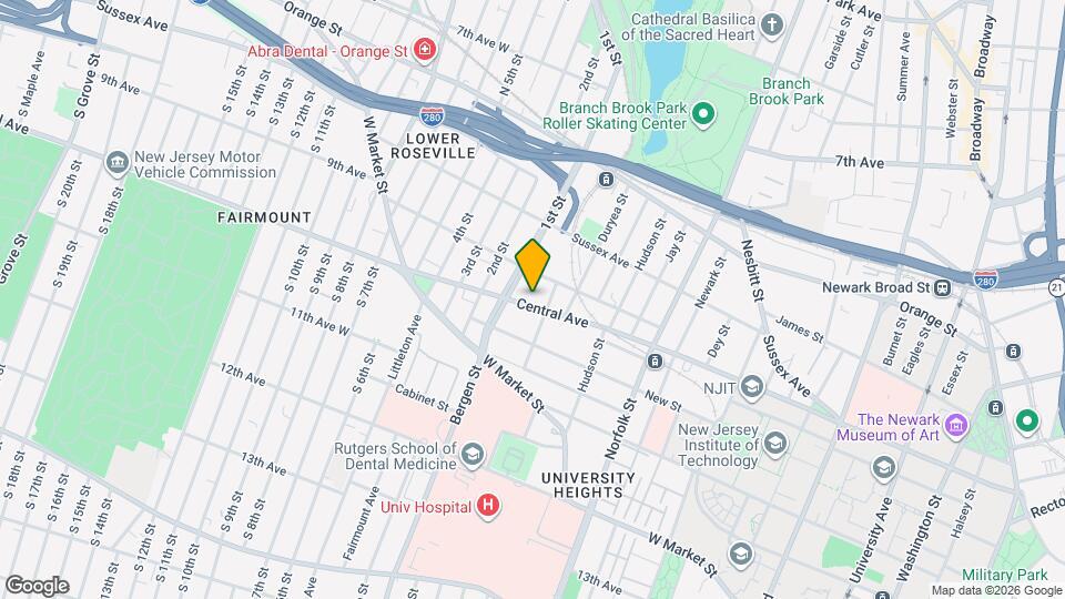 383 Central Ave, Unit 3 Map and Location Details