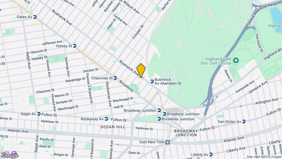 1504 Bushwick Ave Map and Location Details